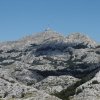 Pohled z Vošace na vrchol Sveti Jure